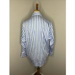 J. McLaughlin New‎  Alexis Shirt in Blue White Stripe Small s Photo 3