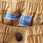 American Vintage Vintage Spring Harbor Collections Yellow High Rise Shorts Elastic Waist S Photo 4