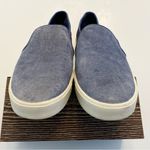 Vince  Blair Suede Slip On Sneaker Flat Shoes Indigo Blue Leather 8.5 Low Top Photo 7