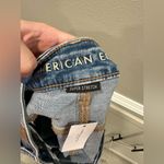 American Eagle NWT  Super Stretch Hi Rise Mini  Distressed Denim Skirt Photo 4