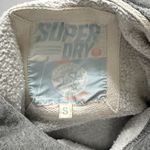 Superdry  Gray Hoodie Long Sleeve Drawstring Kangaroo Pocket Pullover Sweatshirt Photo 5