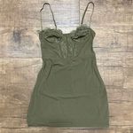 Urban Outfitters  modern love corset olive green mini dress Photo 2