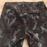 H&M  Splatter gray black side lace up‎ crop jeans size 6 Photo 2
