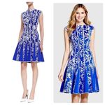Tadashi Shoji Embroidered Neoprene Mini Dress Size Large Photo 1