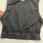 Gymshark Sweat Seamless Midi Tank Sports Bra Compression Exercise Workout Black Photo 1