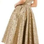 Mac Duggal ‎  ONE SHOULDER BOW MIDI DRESS Style #67906 Photo 1