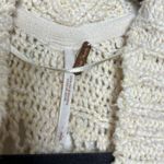 Free People Cable Cardi Knit Cardigan Sweater Ivory Size Small Photo 4