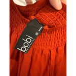 YA Los Angeles Bobi Los Angeles Wide Leg Pants Smocked Waist Flowy Rayon Red Size M Photo 2