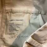Ann Taylor  Khaki Side Zip Cotton Shorts Size 0 Photo 2