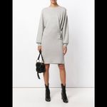 Isabel Marant Etoile Fewlyn French Terry Dress Heathered Gray size 40 /10 Photo 9