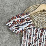 o.p.t Women’s Daphne Square Neck Smocked Maxi Dress Tiered Multicolor Floral M White Size M Photo 6