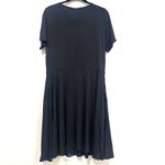 NWT Posh Peanut Black Bamboo Spandex Scoop Short Dress Dress XL Papook Photo 8