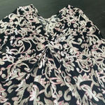 INC Long‎ Sleeve Shirt Floral Black and Pink Size M Size M Photo 8