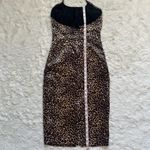 Pinup Couture Dixiefried Dress Halter Satin Cheetah Leopard Print Vintage Sz S Multiple Photo 11