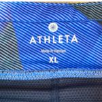 Athleta Speed Skort Electric Geo Size XL Blue Multi Pattern Tennis Pickleball Photo 2