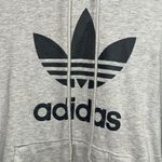 Adidas ♠️ Gray Hoodie with Black Logo Photo 1