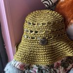 Disney  Yellow Crochet Bucket Hat Photo 4