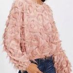 SheIn Fringe Patch Mesh Top Photo 0