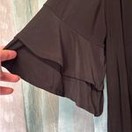 Cato - Elegant Black Dress with Ruffle Sleeves Photo 1