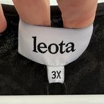 Leota NWT Women’s Faux Wrap Knit Knee Length Dress Black Floral Print Size 3X Photo 11