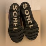 Sorel  Women's Brown suede leather Shearling platform Joan of artic boots 9.5 Photo 8