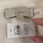 Loft Ann Taylor oriental metallic jacquard ivory sweatshirt size XS Photo 9