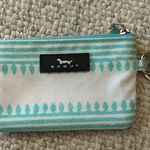 Scout Aqua and White Keychain Pouch Blue Photo 0