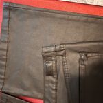 NWT Coated Black Flared jeans Size 14 Photo 9
