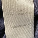 Doe & Rae  Boho Ikat Mini Dress Blue White 70s Hippie Festival Style Medium Photo 3