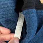 Athleta Transit Colorblock Turtleneck Sweater Teal Black Wool Photo 4