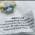 Ring Bomb Party Ring # 2179, size 8 Gold Photo 3