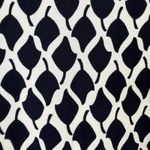 Ralph Lauren Black Ivory Lattice Geo Stretch Ruched Sleeveless Sheath Dress 8 Photo 1