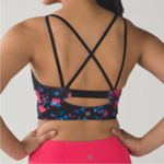 Lululemon black splatter long line sports bra 4 Photo 4
