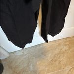 D96p 100% linen wide leg cropped jumpsuit minimalist quiet luxury Lithuania Black Size M Photo 5