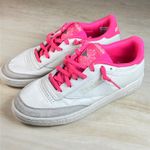 Reebok  Club C 85 White Pink Classic Leather Sneakers Women's 7.5 Photo 9