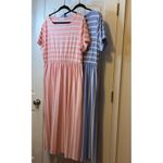 SheIn  Size XL Striped Maxi Dress Pockets‎ Short Sleeve Casual NWOT Flowy Beach # Photo 5