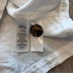 Nicole Miller  white linen‎ button down cropped utility jacket Photo 4