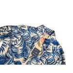 Tommy Bahama  Golf Jacket Women's Small Blue Zip Up Long Sleeve Tropical Leaf Photo 5