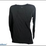 Athleta Fitted LS Black Scoop Neck Yoga Fitness Top Sz. M Thumb Holes Running Photo 2