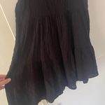 Robin Piccone  FIONA FLOUNCY DRESS Black Textured size medium Photo 5