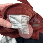 AG Adriano Goldschmied Women's 28 The Stevie Slim Straight Red Corduroy Photo 5