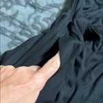 Halara  medium Ribbed Boat Neck Asymmetric Ruched Pocket Flowy Maxi Casual Dress Photo 7