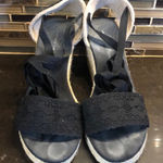 Montego Bay Club Montego‎ Bay black lace ankle tie sandal espadrille Photo 0