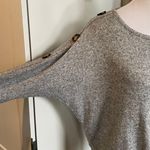 Thyme + Honey  Medium Gray Blouse  Photo 3