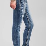 Rock Revival  Beet Red Mid-Rise Skinny Stretch Jean Photo 2