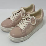 Yellow Box  Blush Pink Woven Sneakers Photo 0