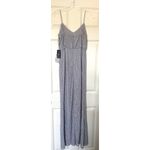 Adrianna Papell  Signature Lace Blouson Gown Light Purple Size 4 NEW Photo 3