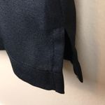 Hinge Women’s Black Bow Front Swiss Dot Front Sleeve Detail Keyhole Back Blouse Photo 5