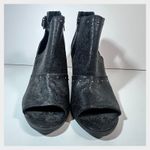 Studded Ankle Boots Sz 9 Simply Vera Faux‎ Leather Peep Photo 4