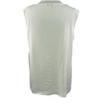 Tamotsu Size 1X Womens Off White Dressy Tank Sleeveless Top Minimalist Japan Photo 4